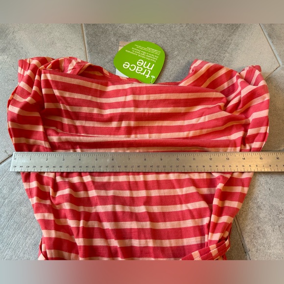 Icebreaker striped peach/coral dress - Picture 7 of 7